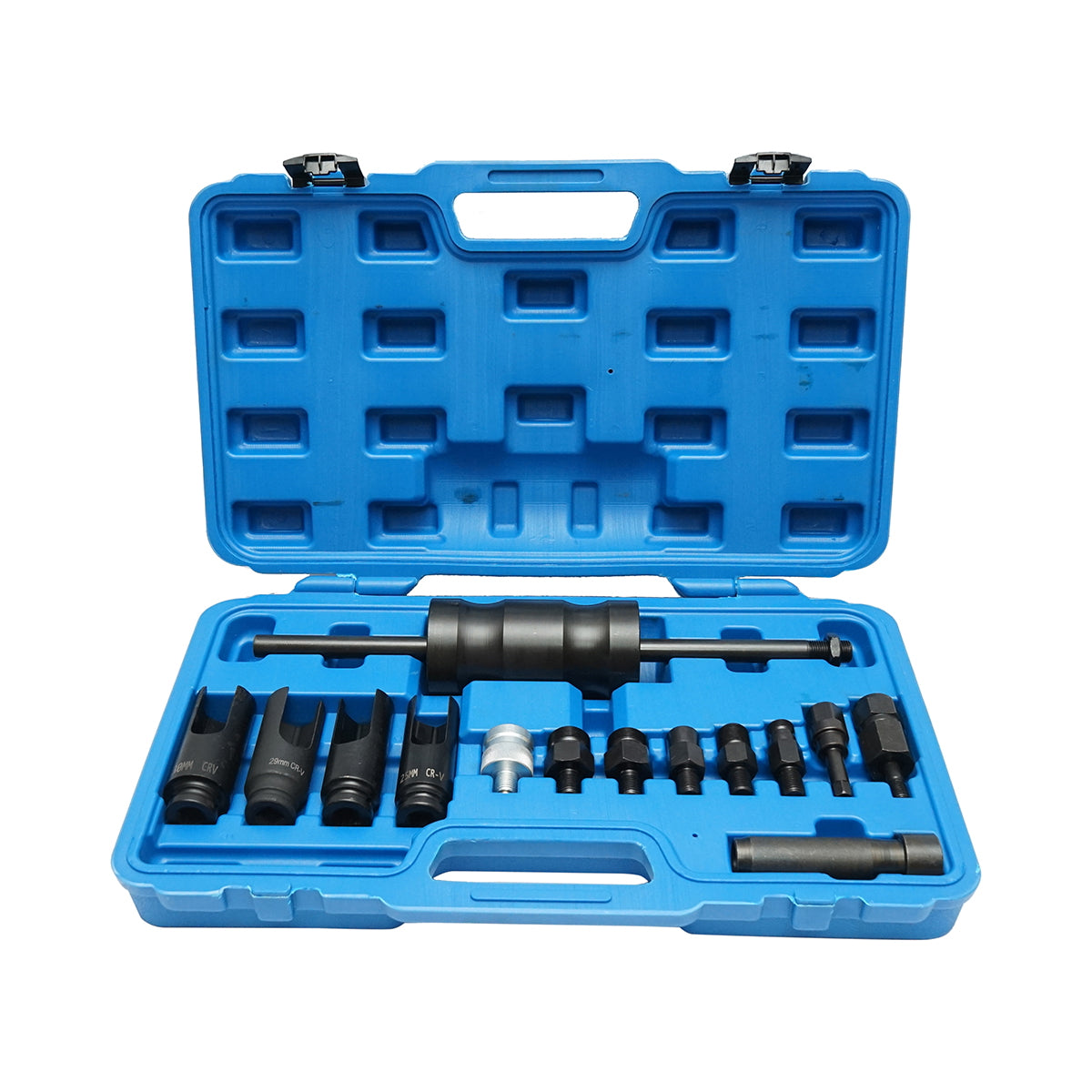 Injector removal kit with hammer for stuck injectors 14 pieces Breckner Germany